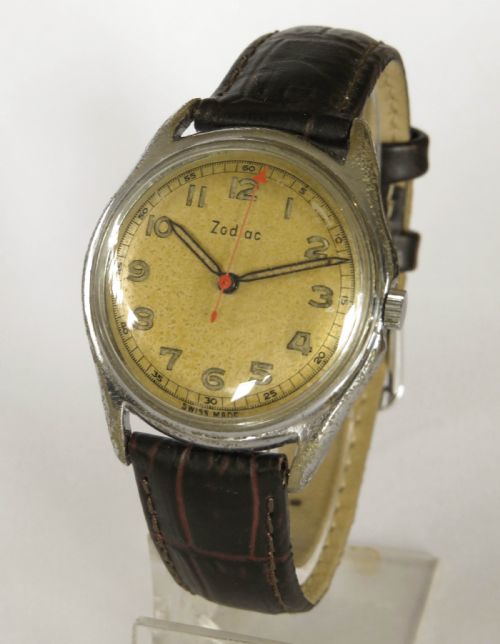 Gents 1950s Zodiac Wrist Watch, Tropical Dial
