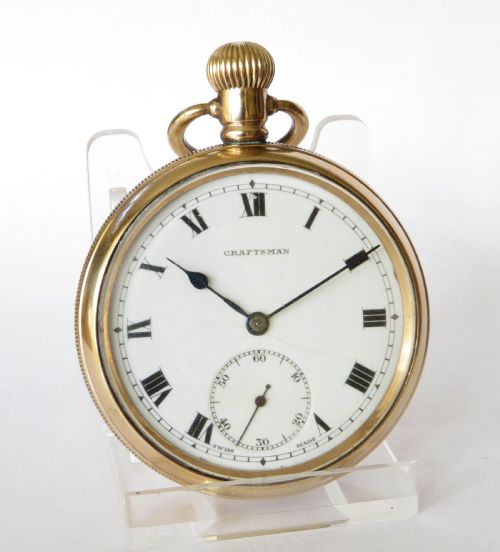 fig 1. 1930s Craftsman pocket watch