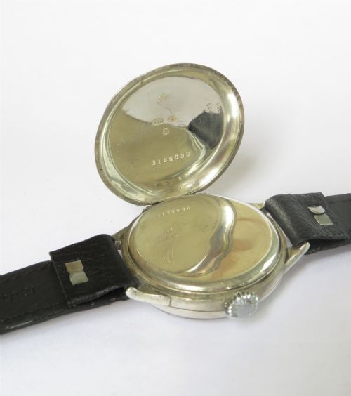 fig 4. Gents silver Helvetia wrist watch, 1918