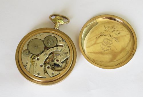 fig 2. 1920s Birks pocket watch