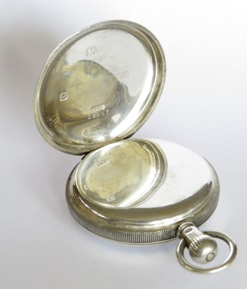 fig 2. Antique silver Limit pocket watch, 1908