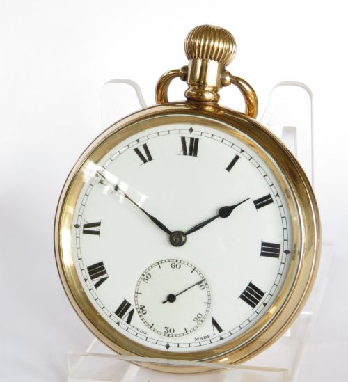 1930s Admiral Pocket Watch by Tavannes