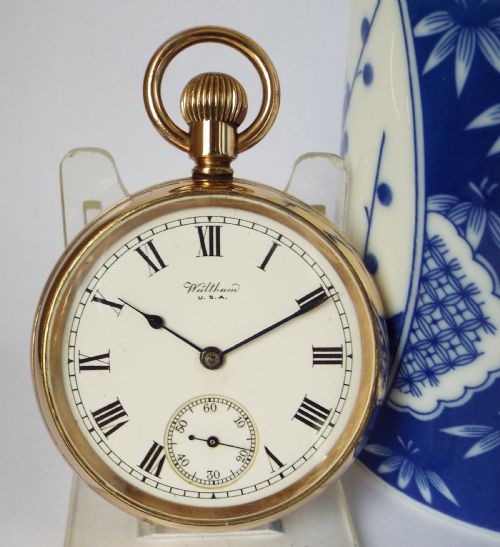 Antique 1920 Waltham Pocket Watch.