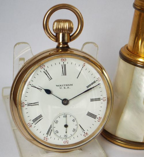 Antique 1917 Waltham Pocket Watch.