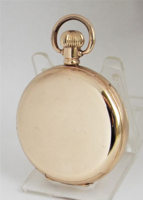 fig 2. High grade Waltham half hunter pocket watch.