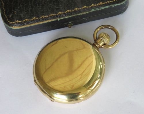 fig 1. 1901 Waltham half hunter pocket watch for Schierwater & Lloyd