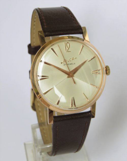 fig 1. Gents 1950s Felca wrist watch in super condition