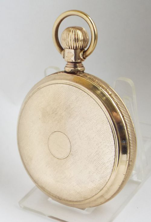 fig 1. Large antique Pan-America pocket watch.