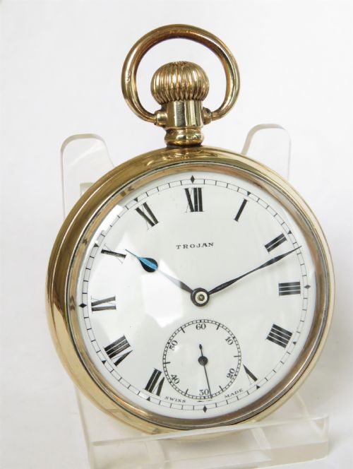 fig 1. 1920s Trojan pocket watch by Armand Jeanneret