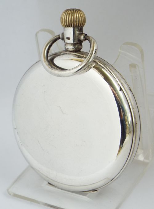 fig 1. A 1920s silver Cyma pocket watch.