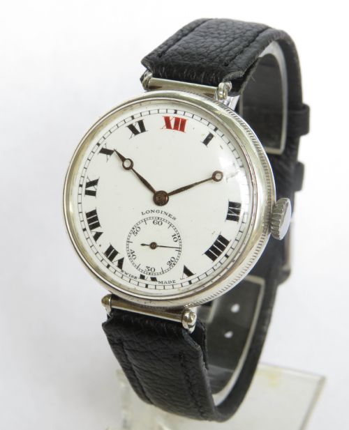Gents 1933 Silver Longines Wrist Watch