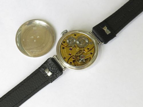 fig 2. Gents 1933 silver Longines wrist watch