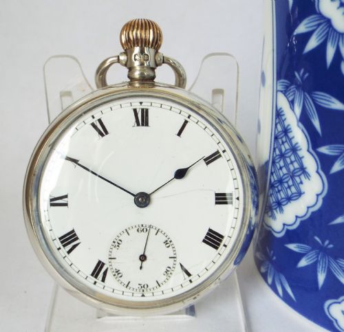 Antique Silver H Williamson Coventry Pocket Watch.