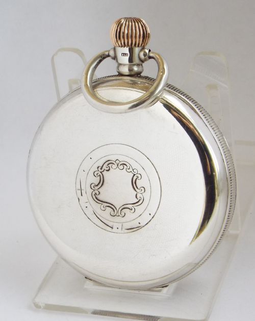fig 1. Antique silver H Williamson Coventry pocket watch.