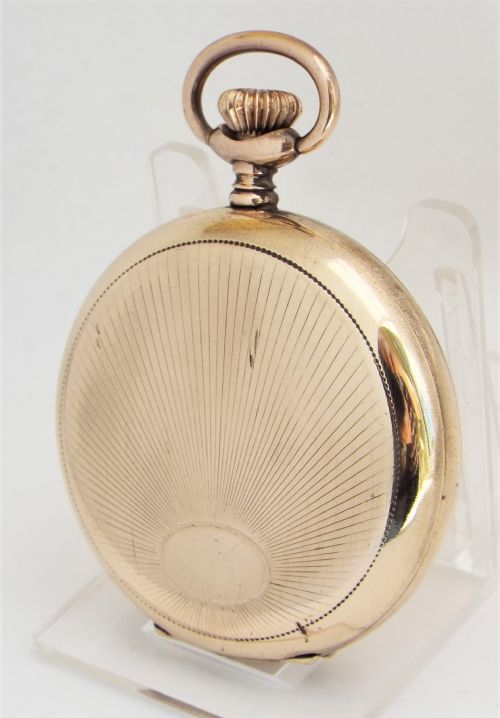 fig 1. A 1930s Neva full hunter pocket watch.
