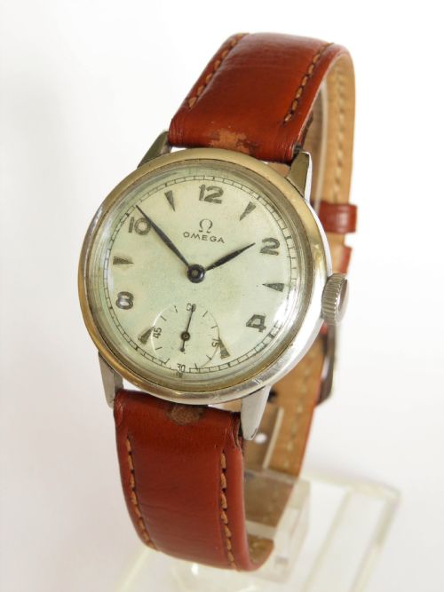 Gents Omega 26.5 Sob Wrist Watch, C1940
