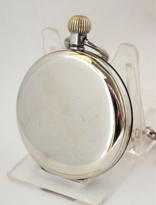 fig 1. Antique Swiss pocket watch and chain.