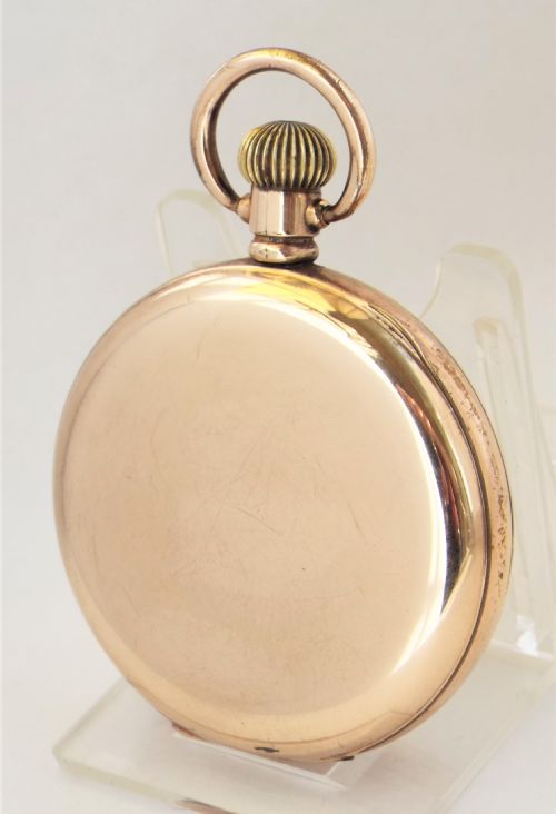 fig 1. Antique Waltham Traveler pocket watch 1912.