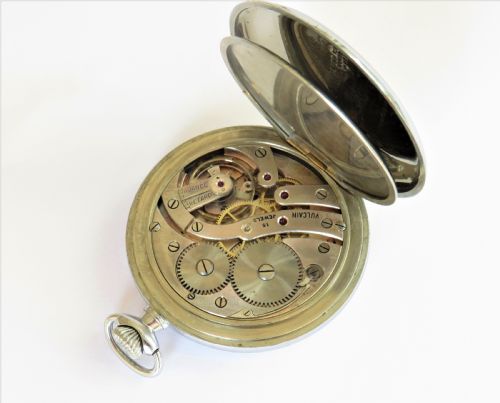 fig 1. WW2 Vulcain Air Ministry Observer's pocket watch, 1940