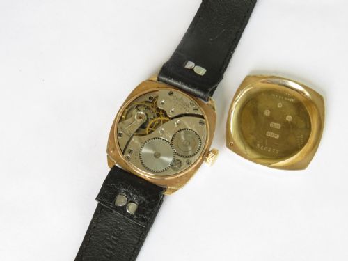 fig 2. Gents 9ct gold Waltham Wrist Watch, 1933