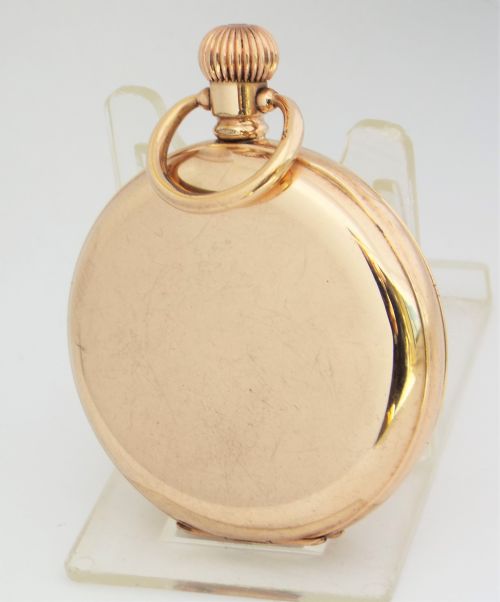 fig 2. 1930s Cyma full hunter pocket watch.