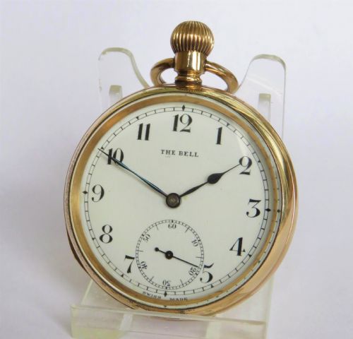 1940s 'The Bell' Pocket Watch by Quartier Fils
