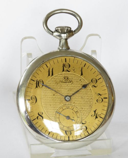 fig 1. Antique Omega pocket watch