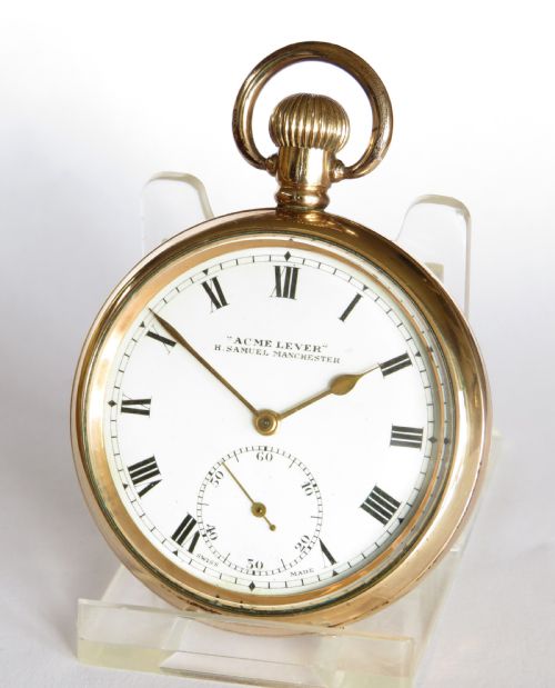 “Acme Lever” Buren Pocket Watch for H Samuel