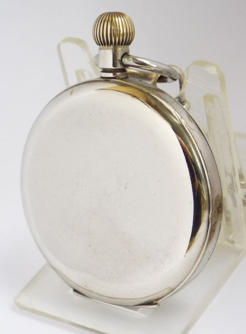 fig 1. 1930s Swiss lever pocket watch and chain.