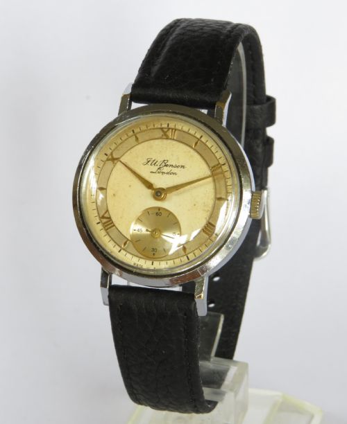 fig 1. Gents early 1950s Smiths wrist watch for J W Benson