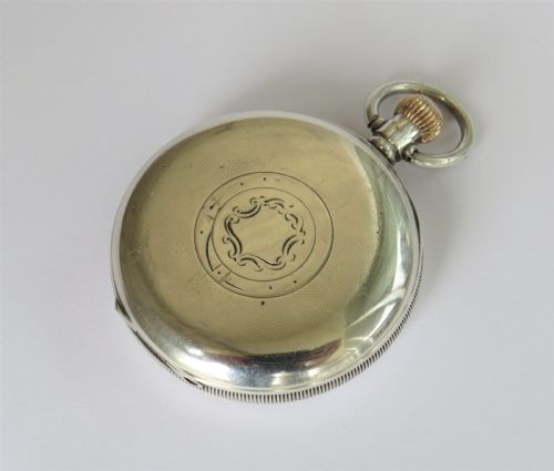 fig 2. 1924 silver Omega pocket watch