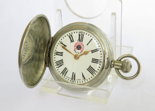 Small 1950s Full Hunter Pocket Watch, a Rosskopf & Co