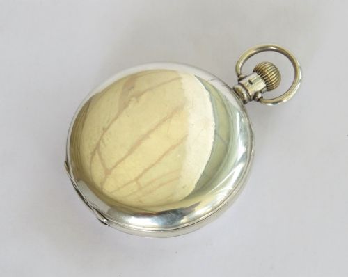fig 2. Silver Elgin half hunter pocket watch