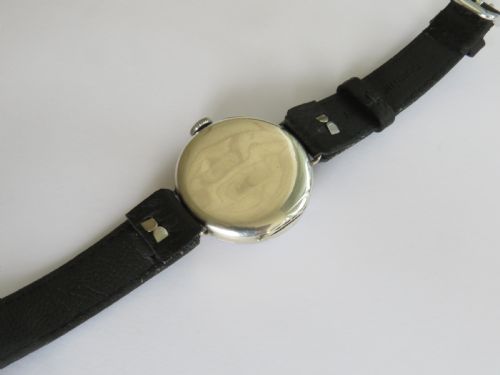 fig 3. Gents 1933 silver wrist watch from J W Benson