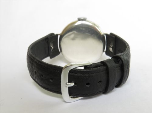 fig 2. Gents 1933 silver wrist watch from J W Benson
