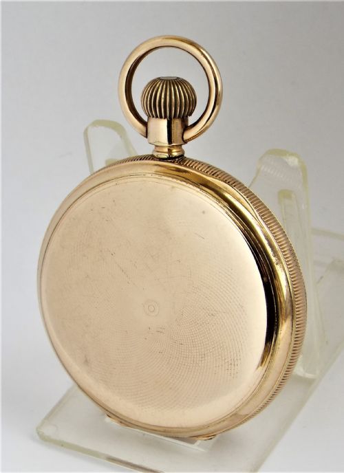 fig 1. Antique Waltham Bond Street hunter pocket watch