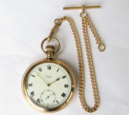 fig 1. Antique Limit pocket watch and chain