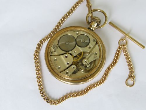 fig 2. Antique Limit pocket watch and chain