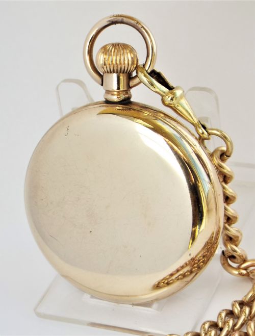 fig 1. A 1920s Limit pocket watch and chain.