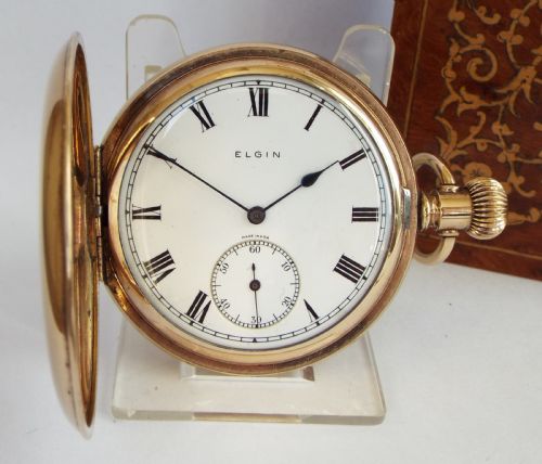 1923 Elgin Full Hunter Pocket Watch.