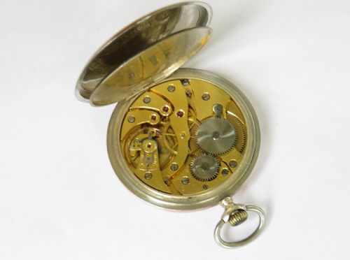 fig 3. Antique silver Chopard Prima pocket watch