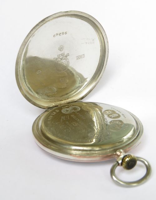 fig 1. Antique silver Chopard Prima pocket watch