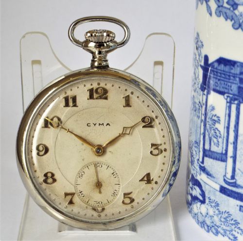 A 1930s Cyma Pocket Watch.