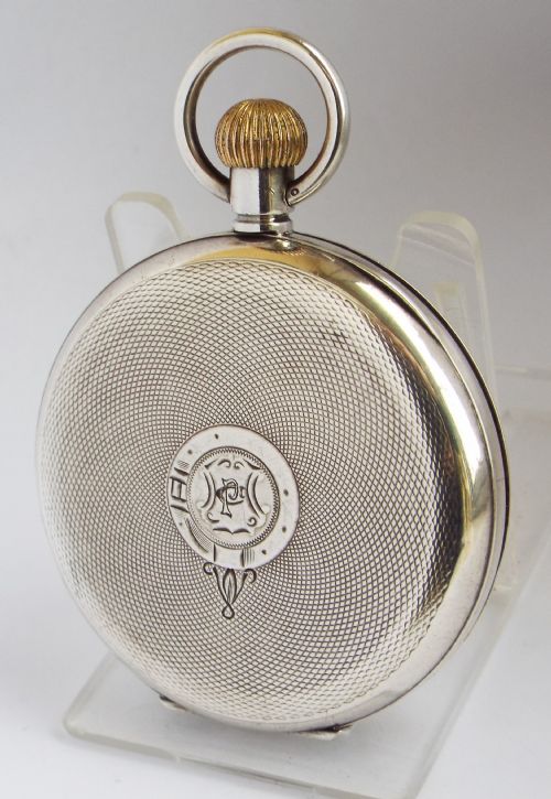 fig 1. 1919 silver Kendal & Dent pocket watch.