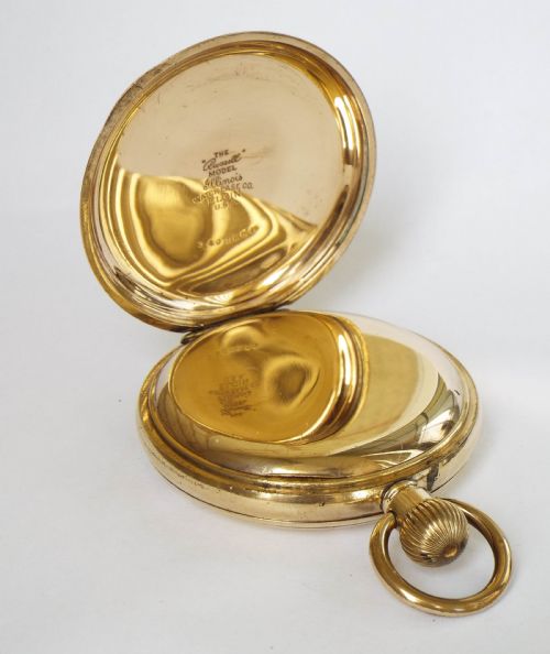 fig 1. Antique Thomas Russell full hunter pocket watch