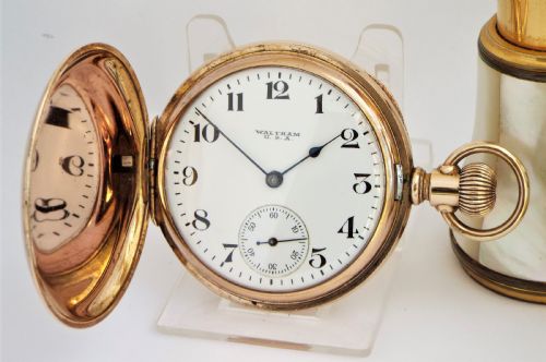 Antique 1903 Waltham Full Hunter Pocket Watch.
