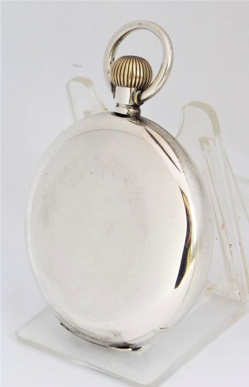 fig 1. A 1919 silver Cyma pocket watch.