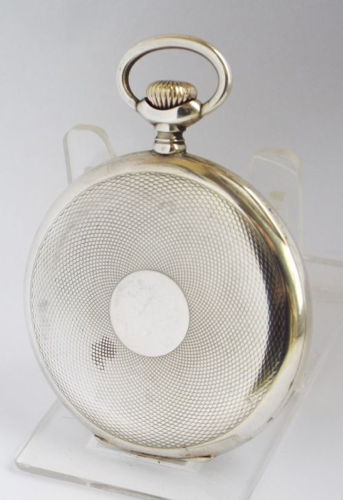 fig 1. Antique silver Zenith pocket watch, 1910.