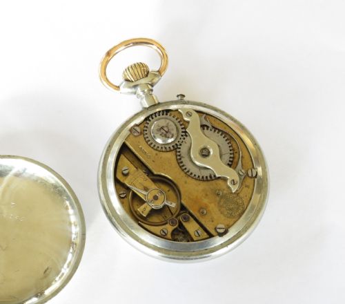 fig 2. Antique Wille Frères Roskopf pocket watch