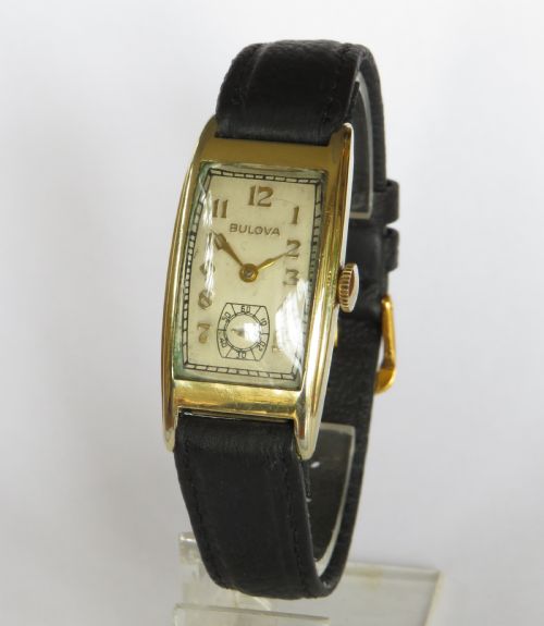 Mid-size Bulova Minute Man Wrist Watch, 1937